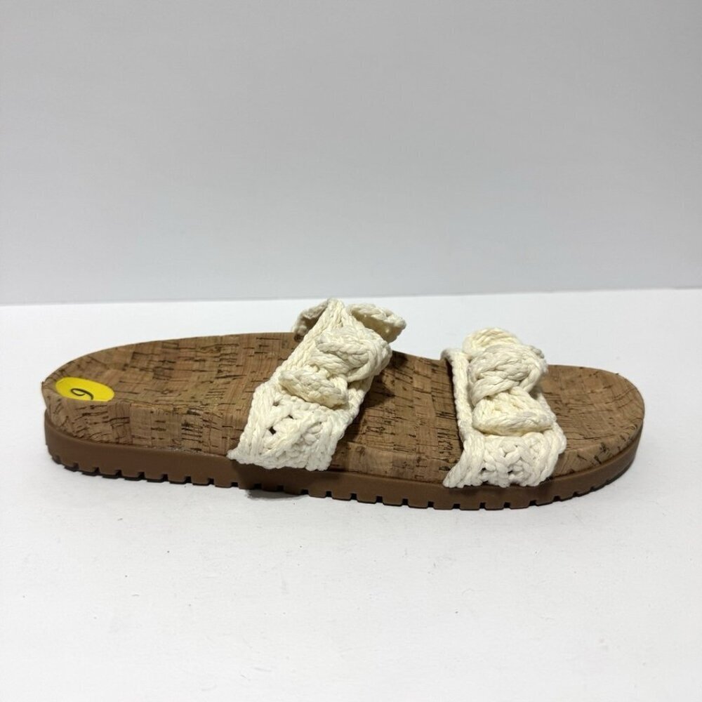 Anne Klein Womens Bulia Sandals White Size 9 M